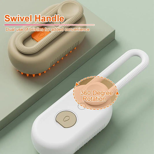 Hot Selling Clean Pet Grooming Brush for Massage Steamy Dog Brush 3 in 1 Pet Spray Hair Comb