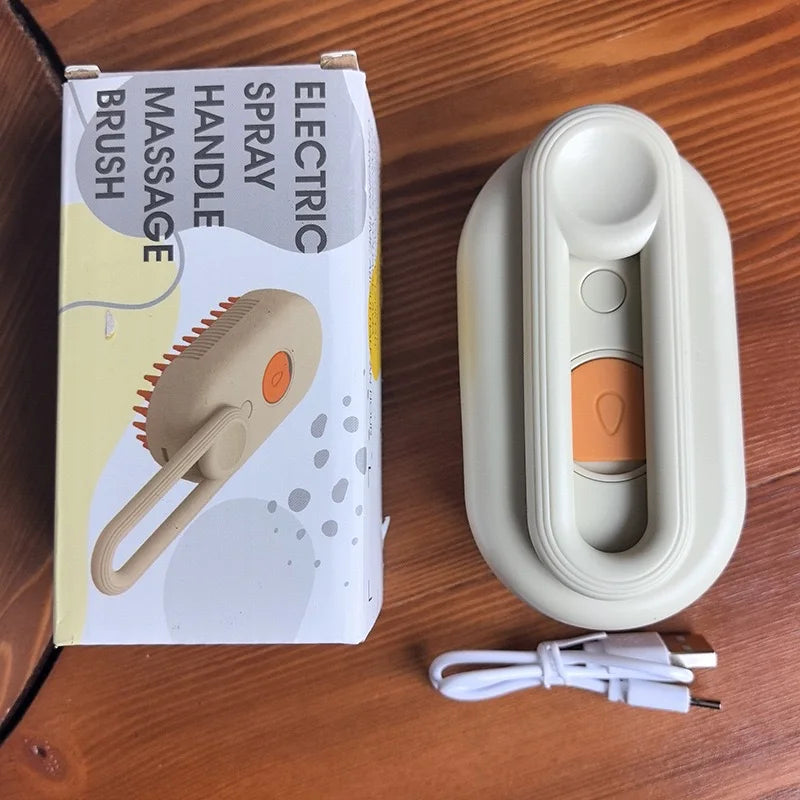 Hot Selling Clean Pet Grooming Brush for Massage Steamy Dog Brush 3 in 1 Pet Spray Hair Comb
